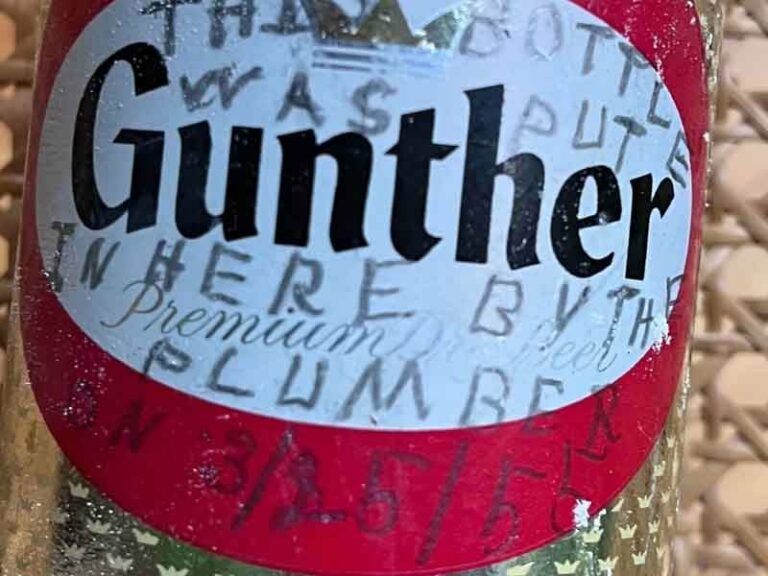 Delaware demolition crew finds 1955 beer bottle with a note hidden inside wall - photo licensed by shore news network.