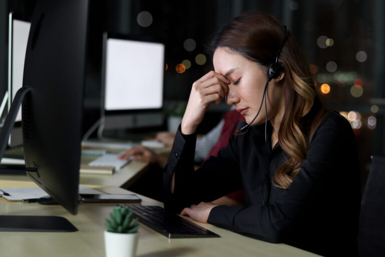 Survey by points to decline in american worker well-being - photo licensed by shore news network.