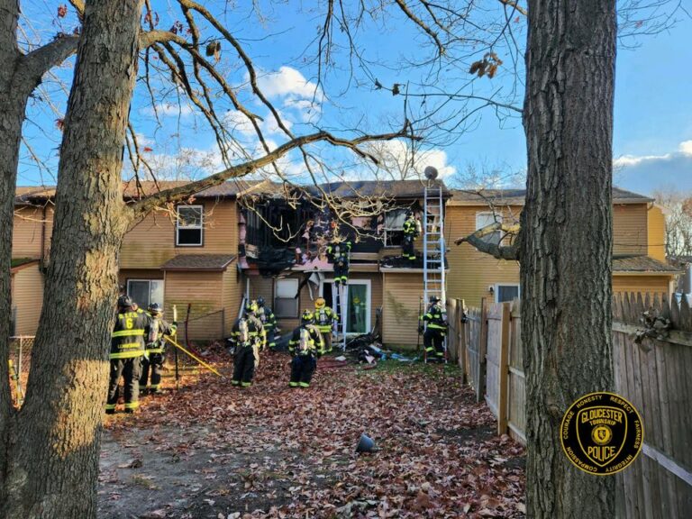 House fire on brookshire road displaces families in gloucester township - photo licensed by shore news network.
