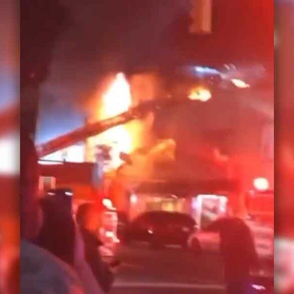 Multiple firefighters injured in explosive blast above north jersey pharmacy on thanksgiving - photo licensed by shore news network.