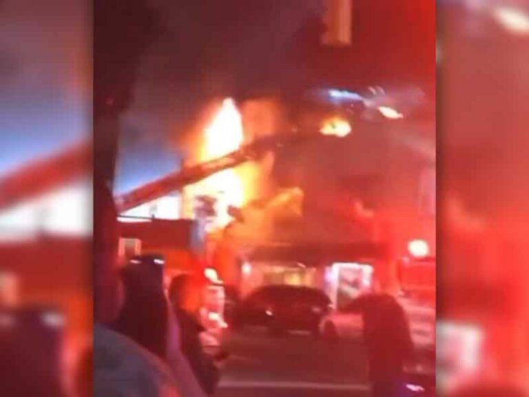 Multiple firefighters injured in explosive blast above north jersey pharmacy on thanksgiving - photo licensed by shore news network.