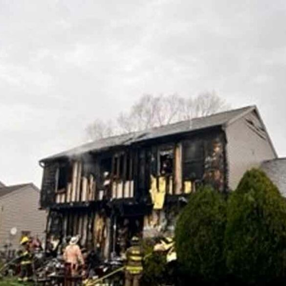 House fire in dover displaces family, no injuries - photo licensed by shore news network.
