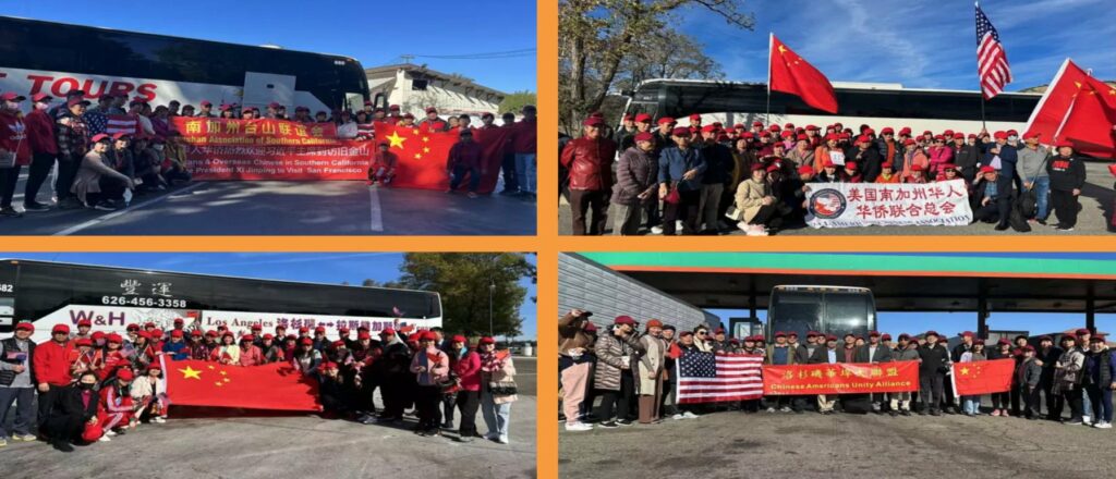 Organizer With Deep CCP Ties Helped Bus Hundreds Into San Francisco To Welcome Chinese Dictator