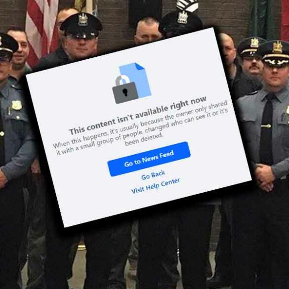 Facebook shuts down jackson police department page.