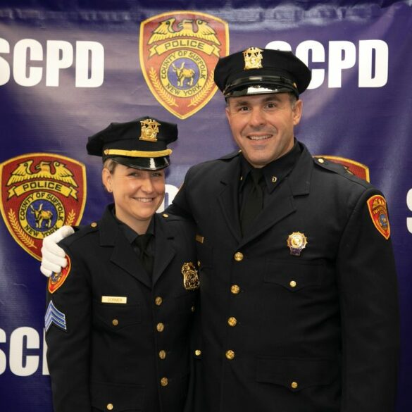 Daughter of late detective honored with father's badge number - photo licensed by shore news network.