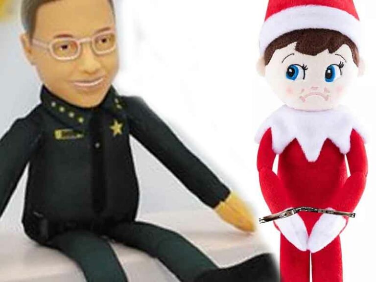 Florida sheriff announces sheriff on a shelf for the holidays - photo licensed by shore news network.