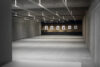 Shooting target on a sports shooting range