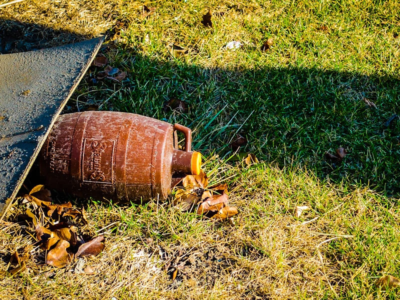 This Stewart's Root Beer Jug Washed Up Along the Shore of the Barnegat Bay