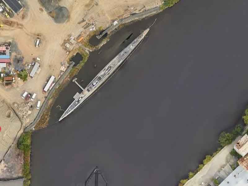Why a Navy Submarine Sits Abandoned, Decaying in New Jersey's Hackensack River