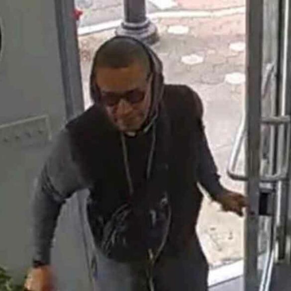 Robbery suspect sought by newark police - photo licensed by shore news network.