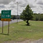 Garden State Parkway - Exit 82 sign for Toms River.