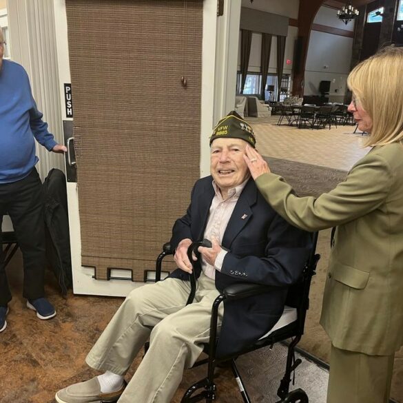 Toms river honors centenarian wwii veteran john molinari - photo licensed by shore news network.