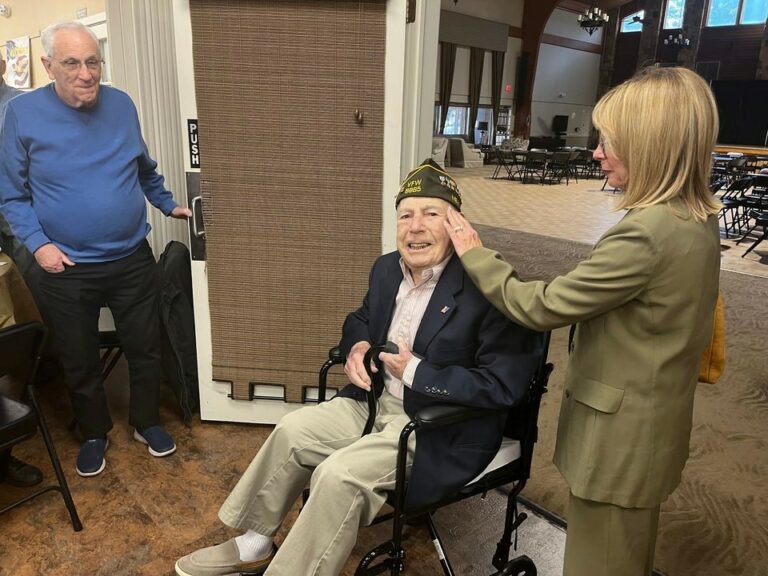 Toms river honors centenarian wwii veteran john molinari - photo licensed by shore news network.
