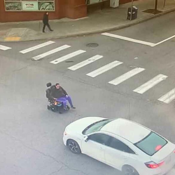 Wheelchair hit and run suspect sought by police - photo licensed by shore news network.