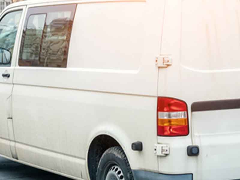 White work van