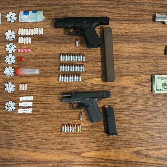 Robbery call leads to major weapons recovery in baltimore - photo licensed by shore news network.