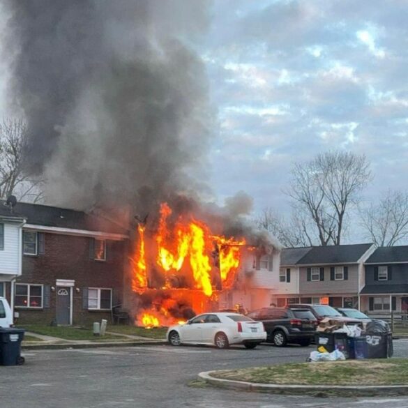 Tragic christmas day fire in elkton claims child's life, displaces family - photo licensed by shore news network.