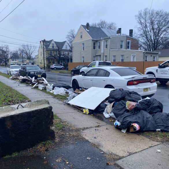 Burlington police investigating illegal dumping in residential neighborhood - photo licensed by shore news network.