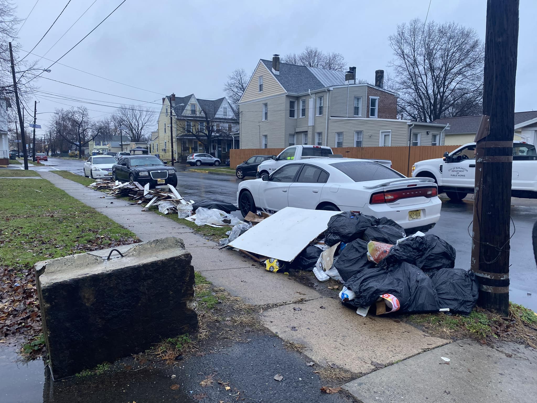 Burlington Police Investigating Illegal Dumping in Residential Neighborhood