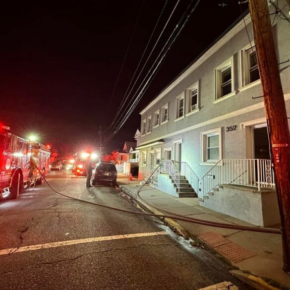 Victims displaced after fire damages perth amboy apartment building - photo licensed by shore news network.