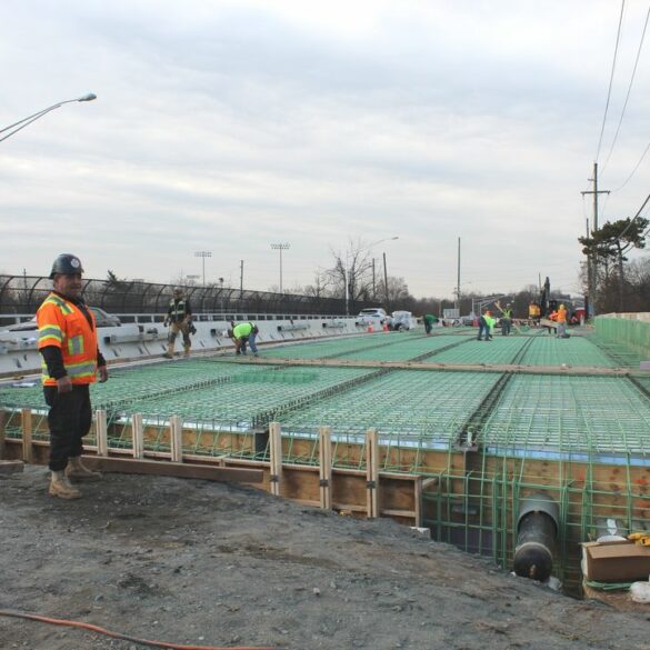 Traffic alert: river road bridge closure scheduled for concrete pouring - photo licensed by shore news network.