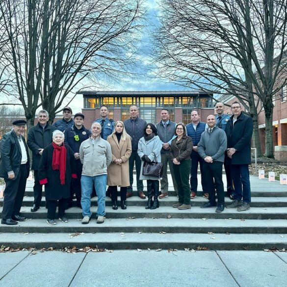 Princeton joins womanspace in lighting up hope against domestic violence - photo licensed by shore news network.