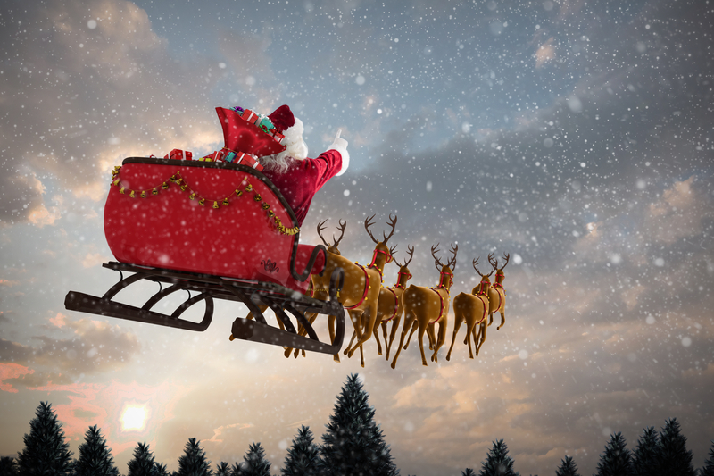 Santa Claus Spreads Holiday Cheer Across New Jersey