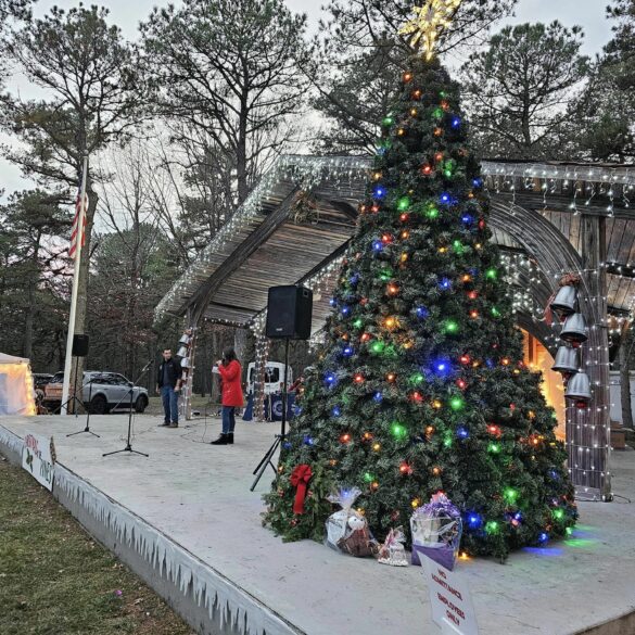 Manchester's 'christmas in the pines' event celebrates community holiday spirit - photo licensed by shore news network.