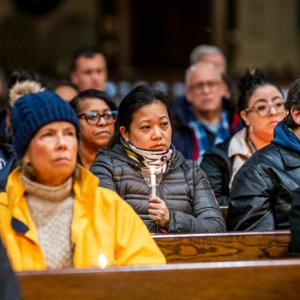 Candlelight vigil in baltimore honors homicide victims - photo licensed by shore news network.