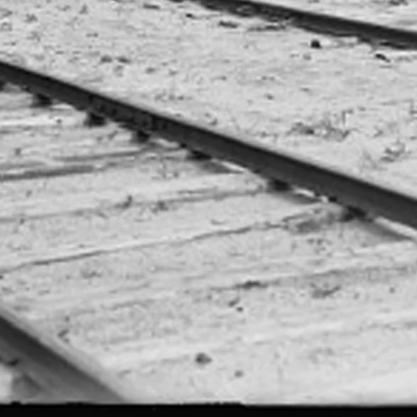 Ghost railroad tracks reemerge at cape may beach ahead of christmas - photo licensed by shore news network.