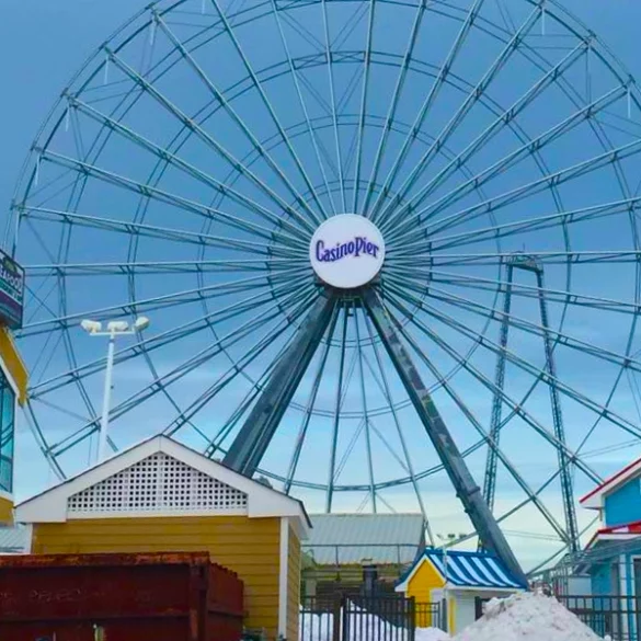 Celebrate spring with easter bunny and more at casino pier & breakwater beach - photo licensed by shore news network.