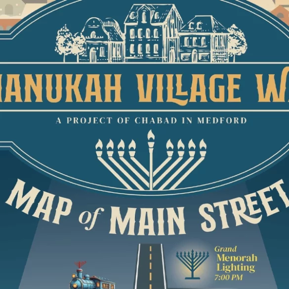 Festive chanukah celebration to light up medford village - photo licensed by shore news network.