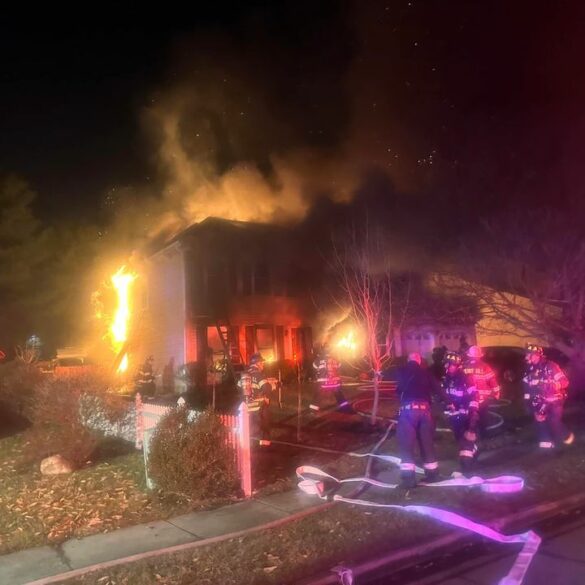 Two injured in cherry hill house fire - photo licensed by shore news network.