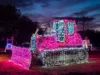 Diggerland’s drive-thru holiday light show: a luminous journey