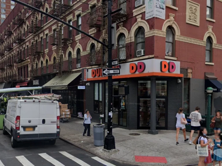 Man places bullet with intended victim's name written on it at manhattan dunkin' dunkin' in manhattan - photo licensed by shore news network.