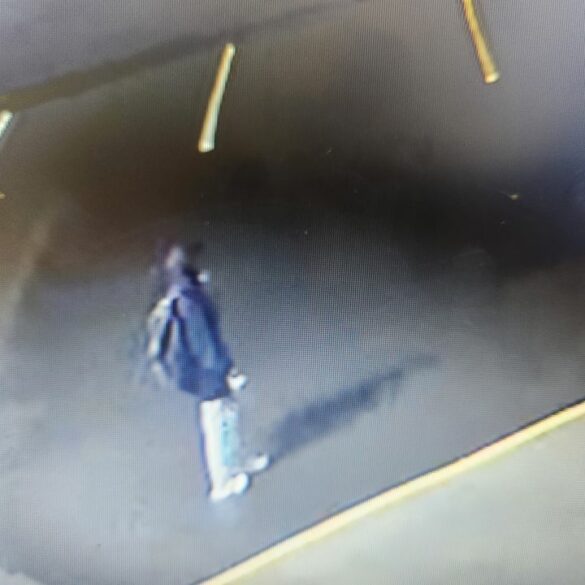 Arson suspect captured on mcdonald's video surveillance camera - photo licensed by shore news network.