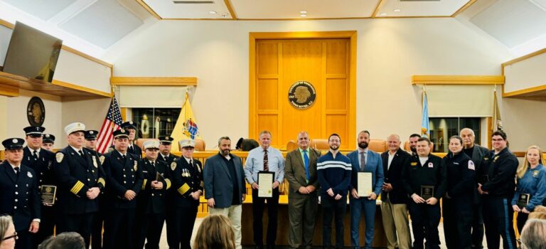 Toms river honors first responders for heroism after boy injured by drunk driver - photo licensed by shore news network.