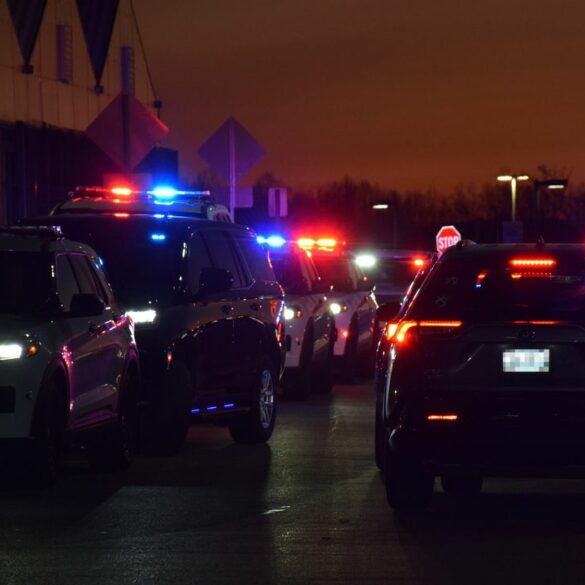 Large police presence at harford county walmart, here's why - photo licensed by shore news network.