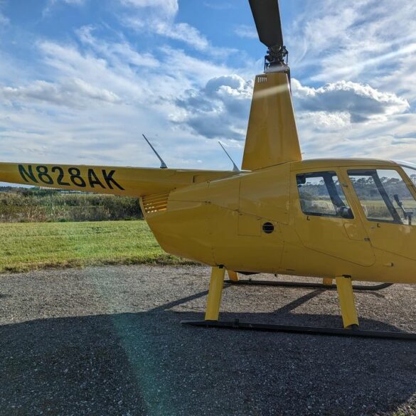 Drone forces helicopter down in daytona - photo licensed by shore news network.