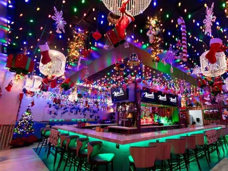 This New Jersey Bar Transforms Into a Christmas-themed oasis for the Holidays