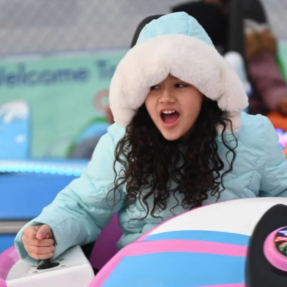 Downtown newark transforms into festive winter wonderland village - photo licensed by shore news network.