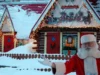 There's nothing more festive than the north pole in new york during the holiday season