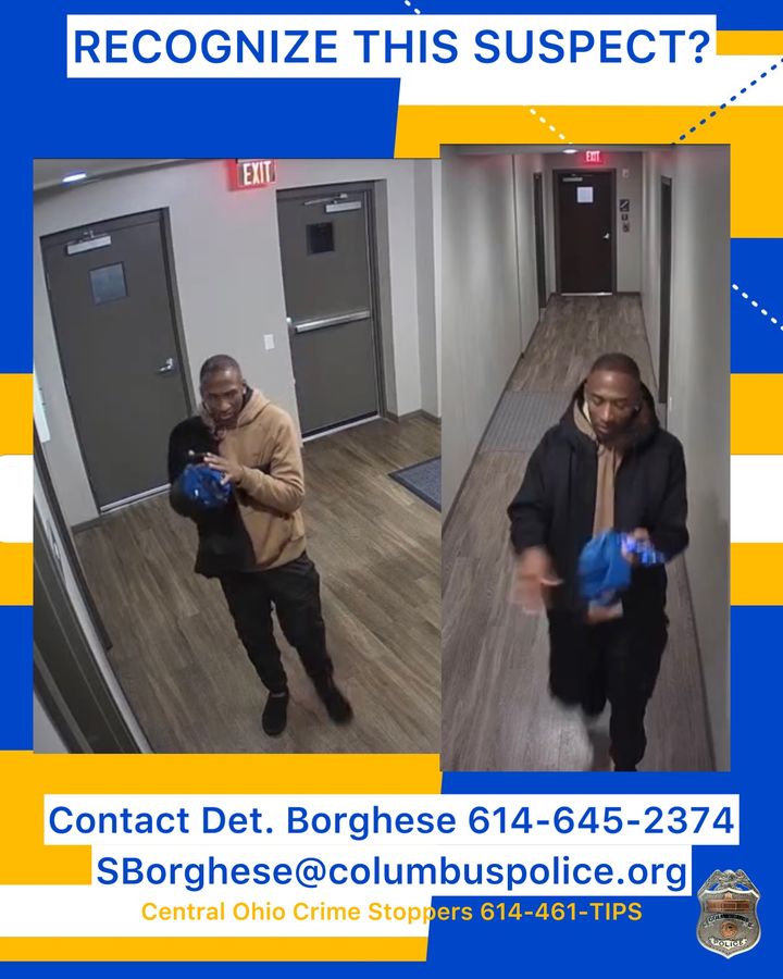 Package Theft Suspect Sought in Columbus