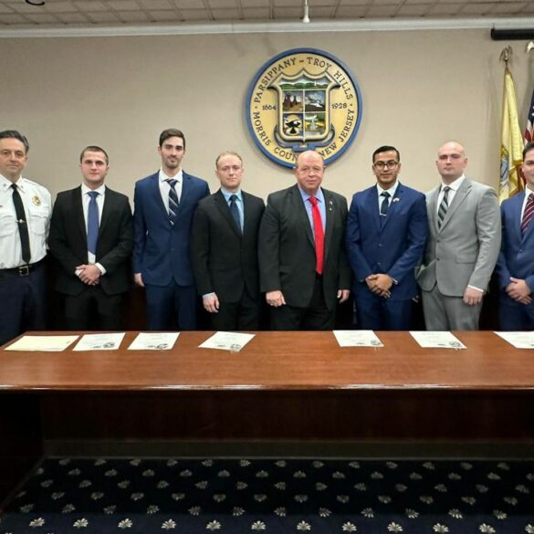 Parsippany welcomes six new police officer candidates - photo licensed by shore news network.