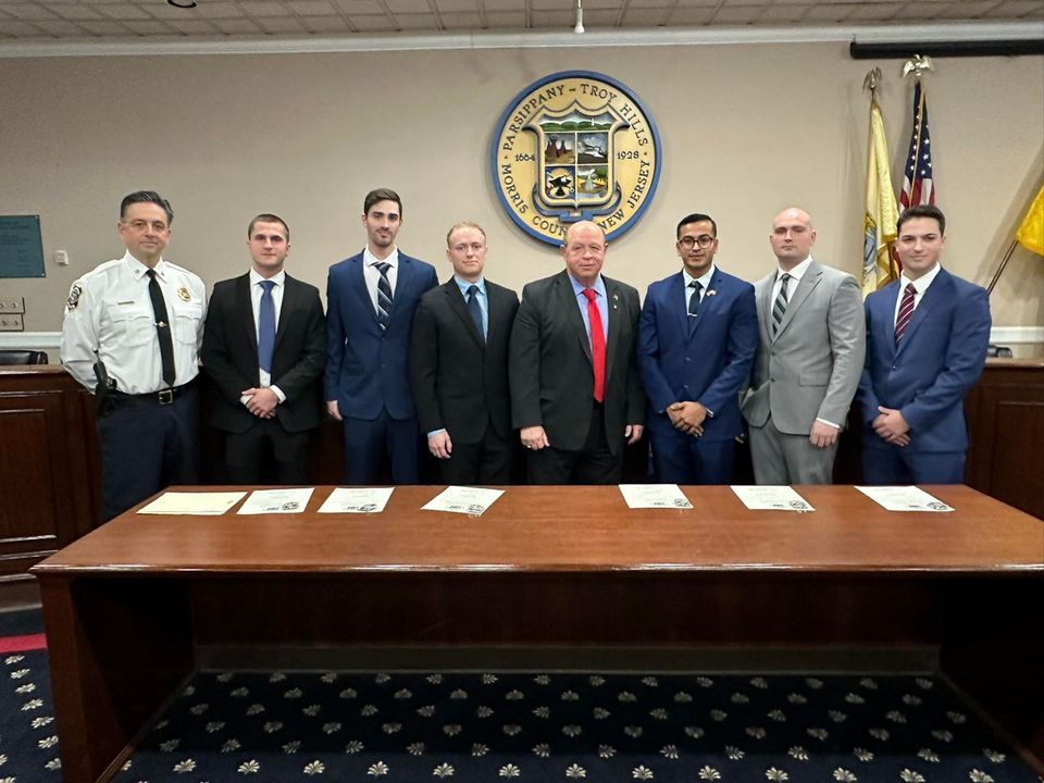 Parsippany Welcomes Six New Police Officer Candidates