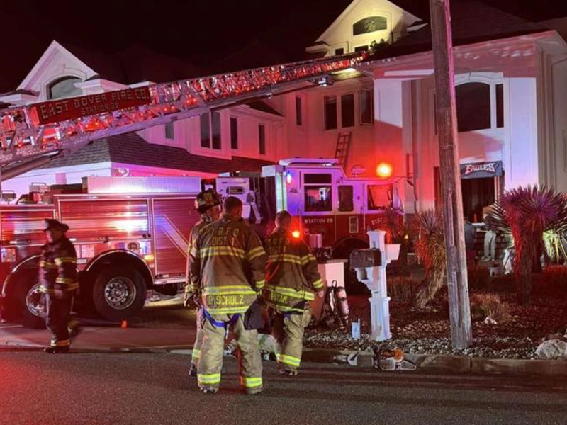 Toms River Firefighters Respond to 2-Alarm Structure Fire on Sandy Place