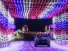 Pnc bank arts center lights up holidays with drive-through spectacle