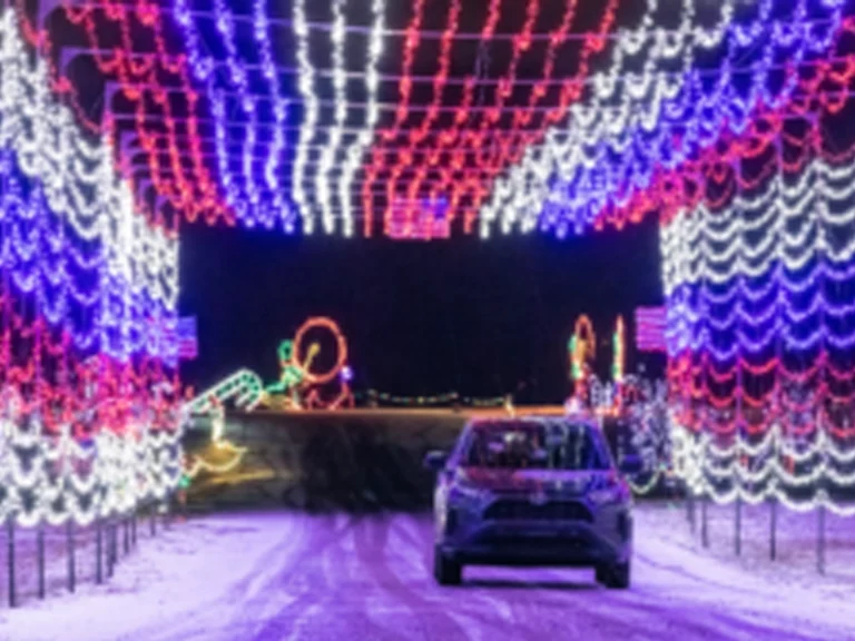 Pnc bank arts center lights up holidays with drive-through spectacle - photo licensed by shore news network.