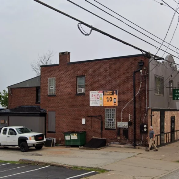 Man shot dead on saloon back porch in pittsburgh - photo licensed by shore news network.