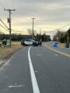 Down utility pole forces closure of route 539 in stafford township